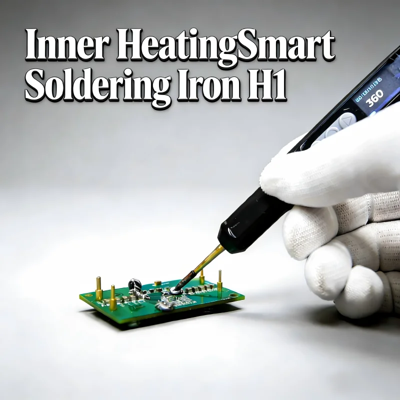 

Паяльная станция HISEECON H1 Smart, 65 Вт, электрический паяльник с регулируемой постоянной температурой, быстрый нагрев, набор для пайки