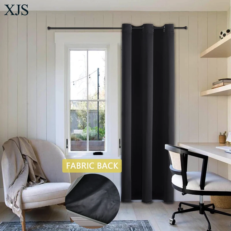 Blackout Curtains 1 Panel Thermal Insulated Window Treatments with Grommet Room Darkening Curtain Drapes for Bedroom Living Room