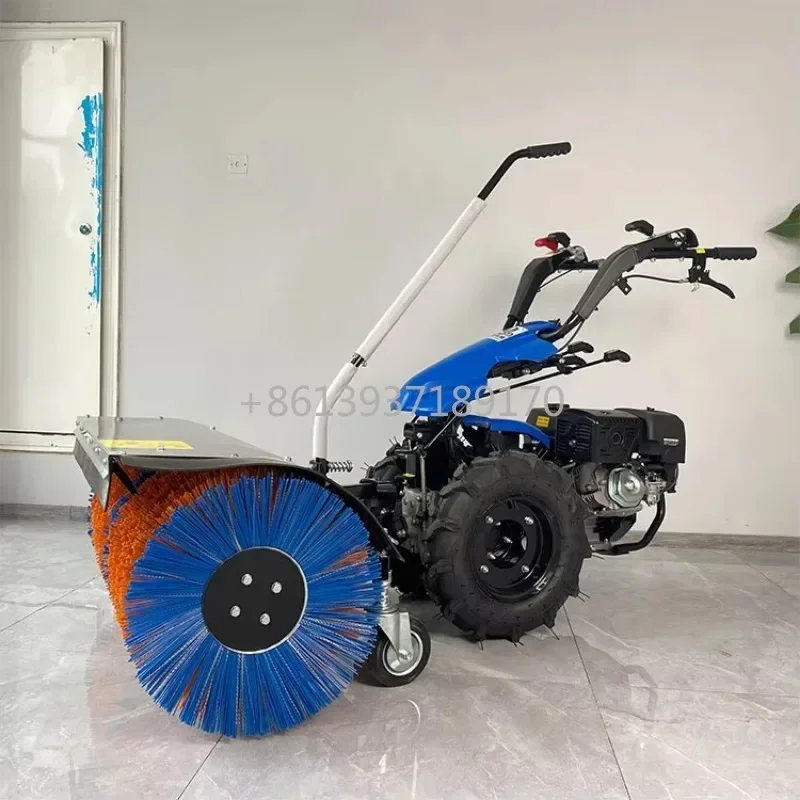 Hand-pushed Snowplow Small All-gear Snowplow Property Snow Clearing Multi-function Vehicle Snow Removal Fuel Snow Thrower