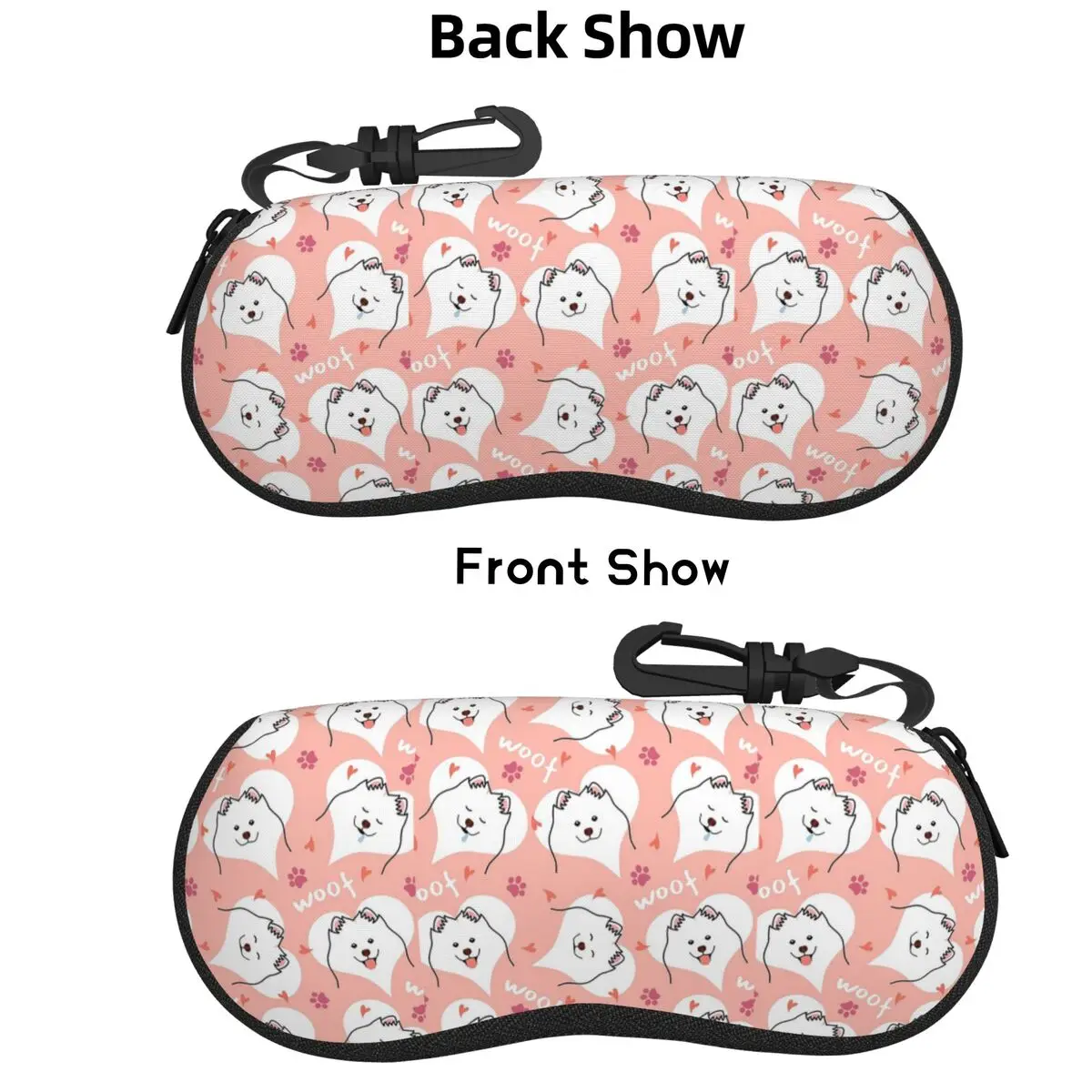 Pink Shell Glasses Case Protective Sunglasses Box Women Men Soft Eyeglass Bag Pouch