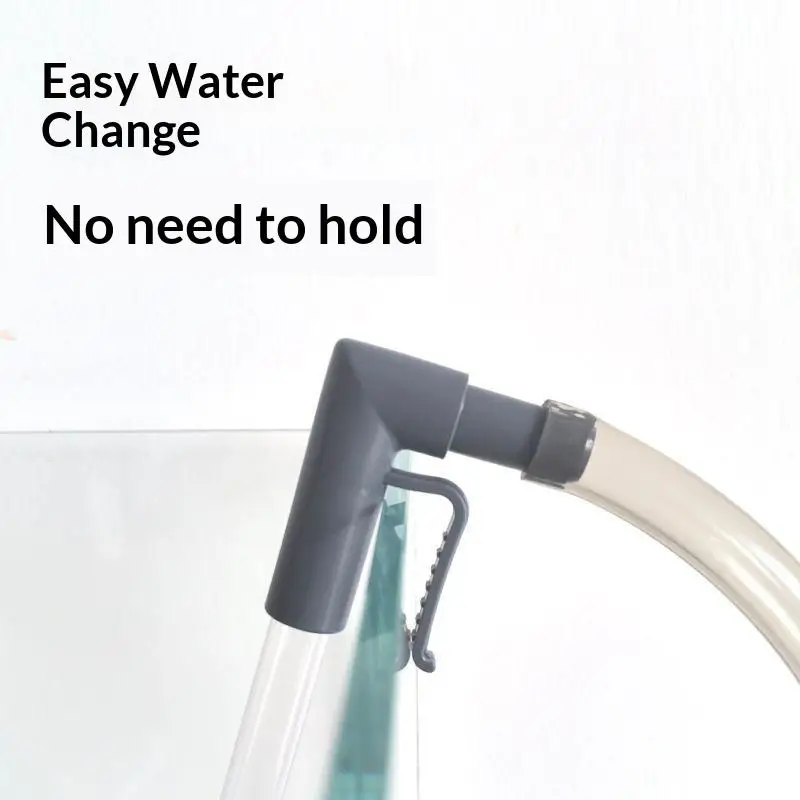 Aquarium-Siphon-Wasserwechsler und -Reiniger: Praktische Siphonpumpe für Fischbecken-Wasserwechsel und -Reinigung – Detail 5