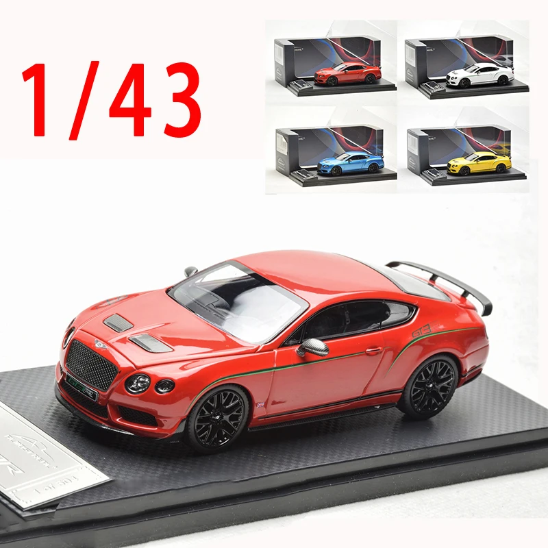 Diecast Car Model 1/43 Scale Continental GT3-R AR Car Model Simulation Alloy Continental GT3-R Vehicle Gift Flaw Special Price