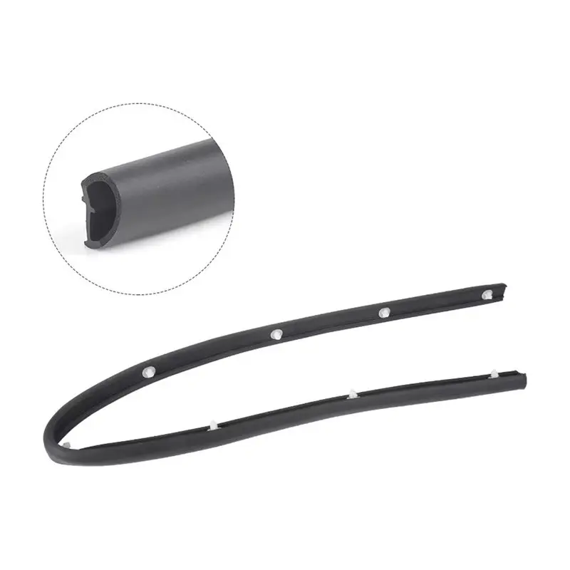 A02Q-Black Front Left Door Lower Seal Strip BK21-V100A37-AE 1812356 For Ford Transit Tourneo Custom 2012-2023