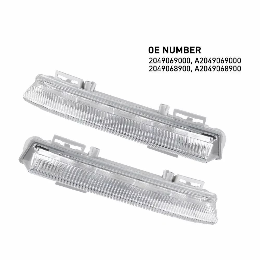 LED Running Daytime Light DRL For Mercedes Benz W212 W204 C250 C280 C350 E350 2009-2014 2049068900 2049069000 Car Accessories