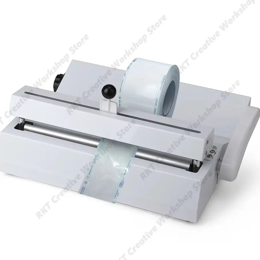 Heat Sealing Machine Sterilization Pouch Sealer Manual Autoclave Bag Sterile Packaging Adjustable Temperature Equipment Dental S