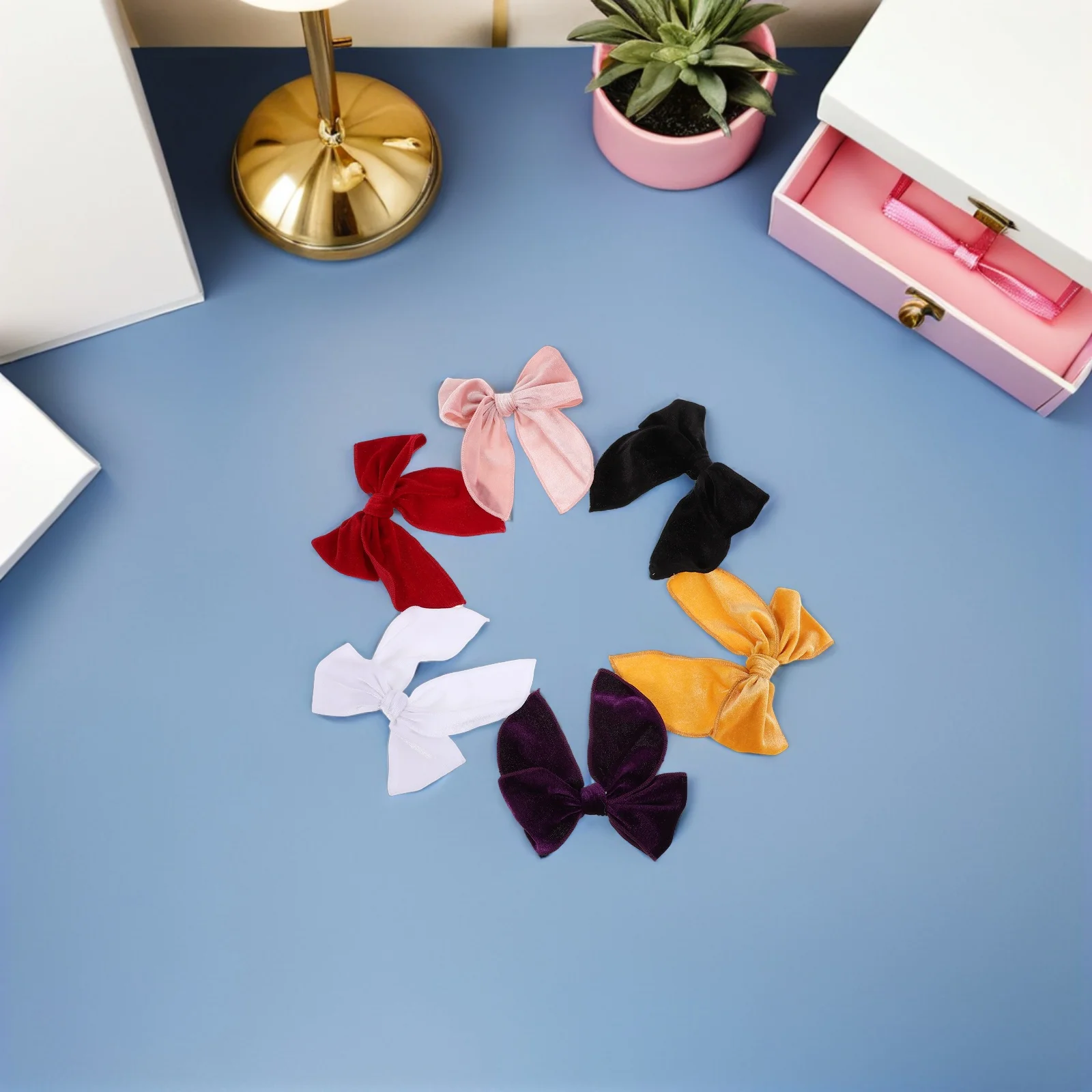 

12pcs Bow Hair Clips For Girls Multi-Color Toddler Hairpins School Party Daily Styling Barrette Accessories Kids Bows Small