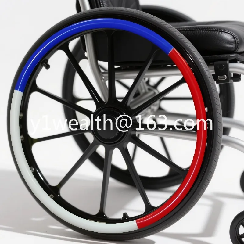 

2026 24 Inch Non-Slip Wheelchair Accessories Wheelchair Cover Silicone Hand Push Cover Wheel Push Ring Protective Cover