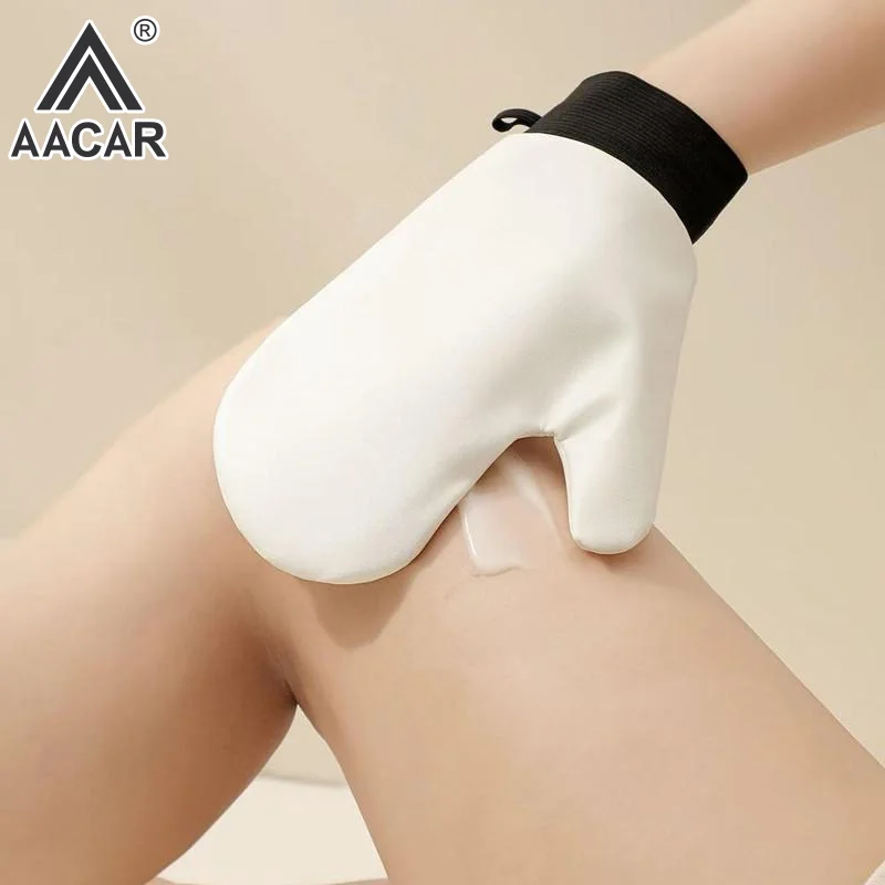 

2 шт., перчатки-лосьон для тела, самозагарная варежка, двухсторонний аппликатор для предотвращения липких рук, быстросохнущие кожаные перчатки, аппликатор для макияжа