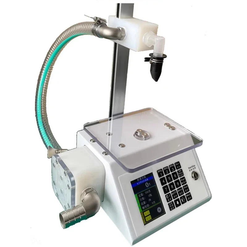 التلقائي بالكامل العسل ملء آلة ، الوزن الكمي ، بالتنقيط واقية الغذاء السائل لزج ، التلقائي بالكامل