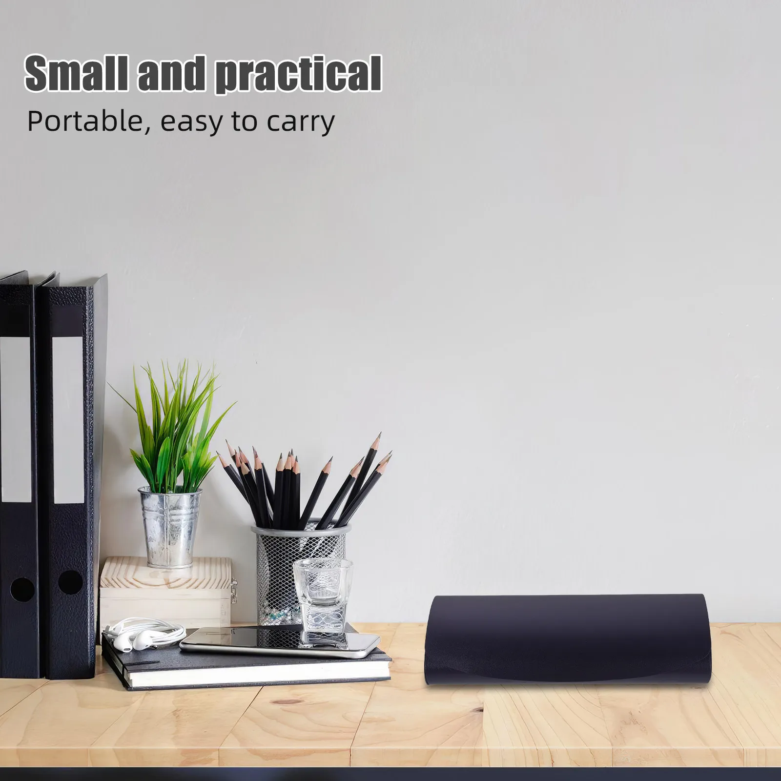 

Компактный алюминиевый футляр для очков: ультралегкий, с жестким корпусом, защита для очков и солнцезащитных очков, тонкий портативный дизайн, матовая поверхность