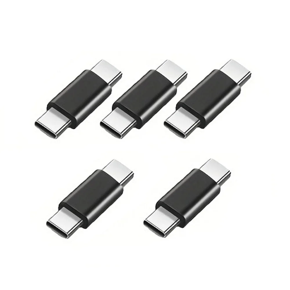 Adaptador USB C macho para macho, extensor de acoplador USB tipo C com suporte PD, 5 Gbps, para Thunderbolt 4/3, MacBook Pro/Air, laptop, telefones