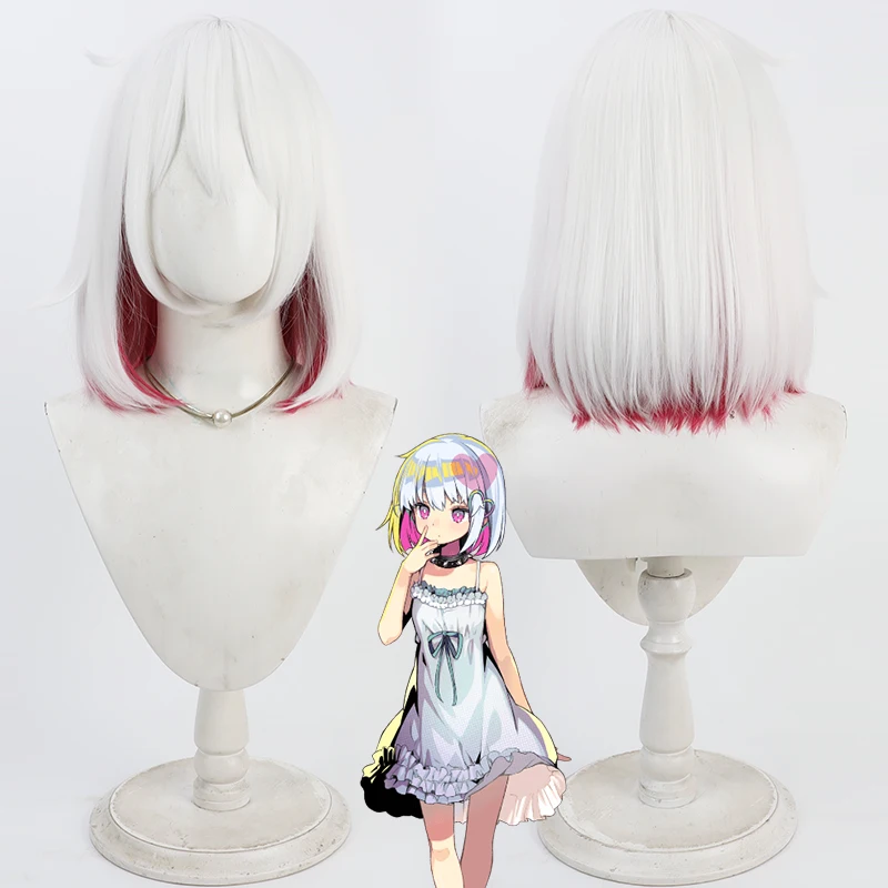 

Dohna Dohna: Let's Do Bad Things Together Porno Cosplay Wig White Mixed Red Heat Resistant Synthetic Hair