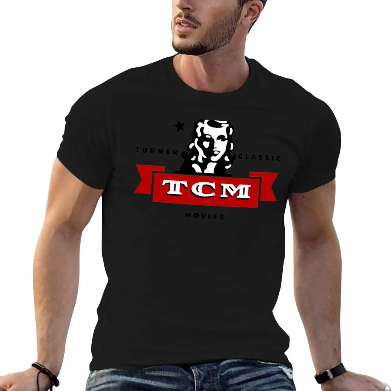 TURNER CLASSIC MOVIES 1F T-Shirt oversize t-shirts man tees mens graphic t-shirts anime