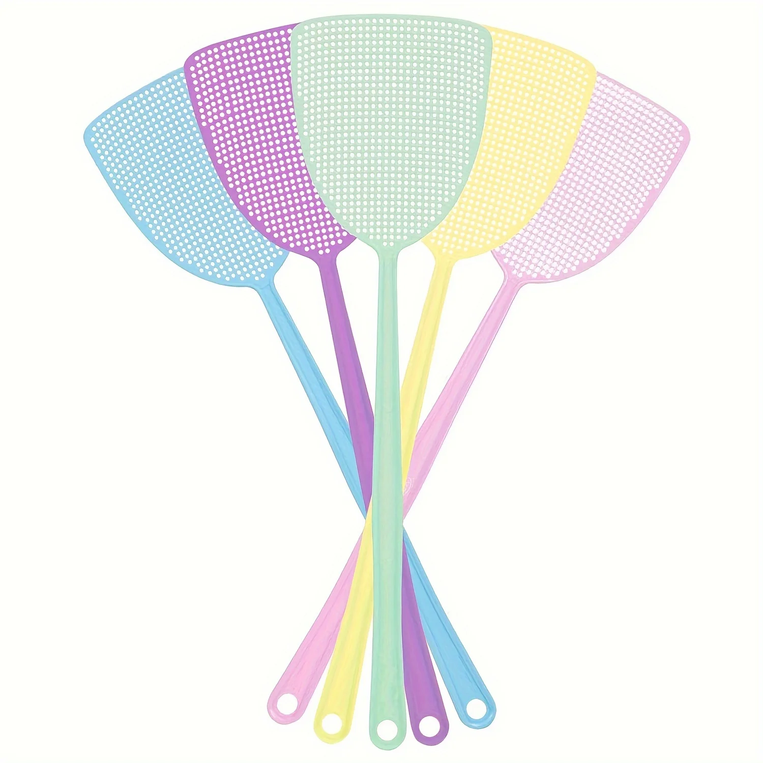 

Набор из 5 мощных ручных мухобойки от комаров, доступны в нескольких цветах, подходит для комаров, пчел, пауков и фри.