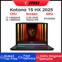 2025 MSI Katana 15 HX Gaming Laptop 15.6 Inch 2.5K QHD 165Hz IPS Screen Notebook i9-14900HX 32GB 2TB RTX5060 Netbook Computer PC