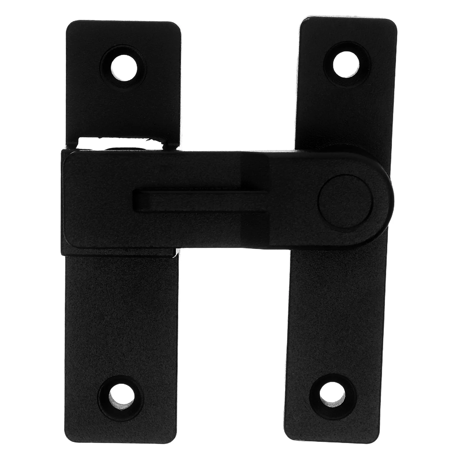 

180 Degree Right Angle Hasp Sliding Door Lock Barn Door Latch Heavy Duty Zinc Alloy for Bedrooms Closet Pocket Shed