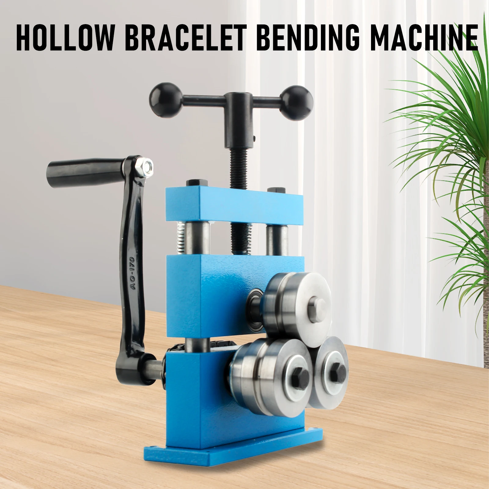 

Hand-operated Bracelet Bending Machine Manual Bracelet Ring Pressing Machine Stainless Steel Rolling Machine Gold Jewelry Tools