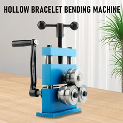 Hand-operated Bracelet Bending Machine Manual Bracelet Ring Pressing Machine Stainless Steel Rolling Machine Gold Jewelry Tools