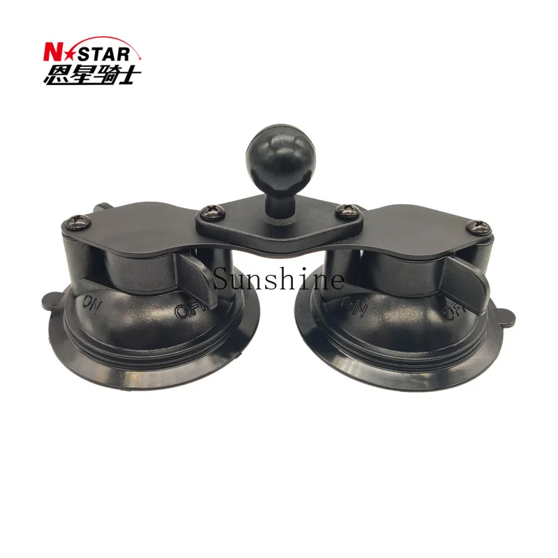 nstar car windshield double suction cup bracket intercom mobile phone bracket fixed ball head accessories