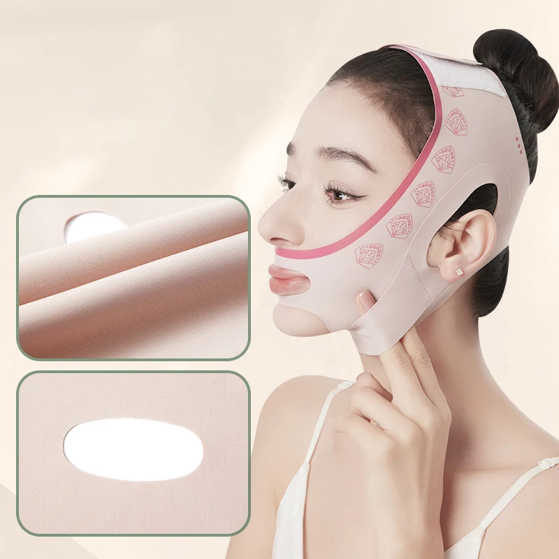 Face V Shaper Facial Slimming Bandage Relaxation Lift Up Belt Shape Lift Reduce Double Chin Face Thinning Band Massage