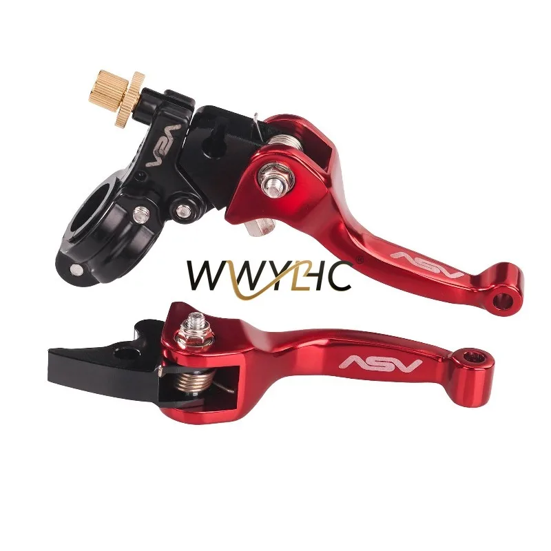 Suitable for Off-road Motorcycle Modification CRF YZF XR CQR High Race ASV Folding Handle Clutch Brake Handle 2pc