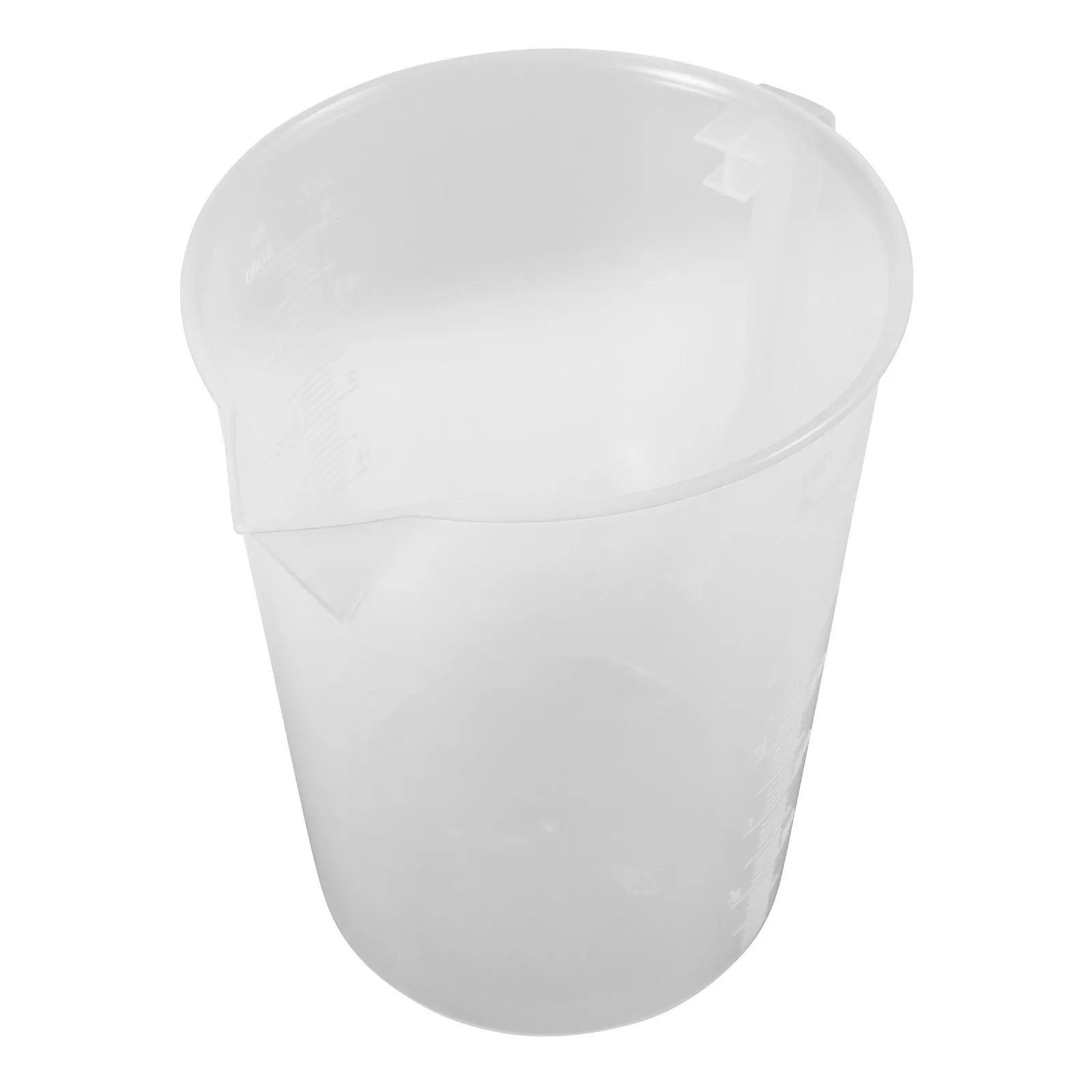 3000ml Graduated Measuring Pitcher Large Capacity Plastic Laboratory Cup with Clear Scale Liquid Dispenser