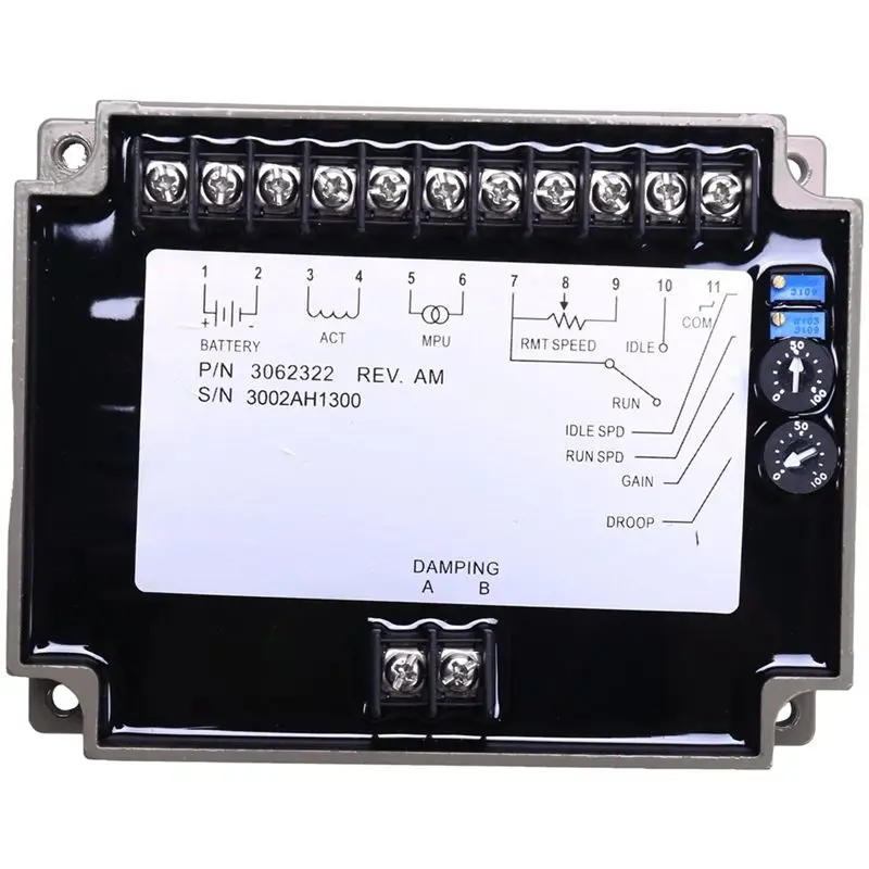 

Precisionn 3062322 Generator Speed Controller Speed Stabilizer Electric Governor Engine Control Circuit Board Module Genset Part