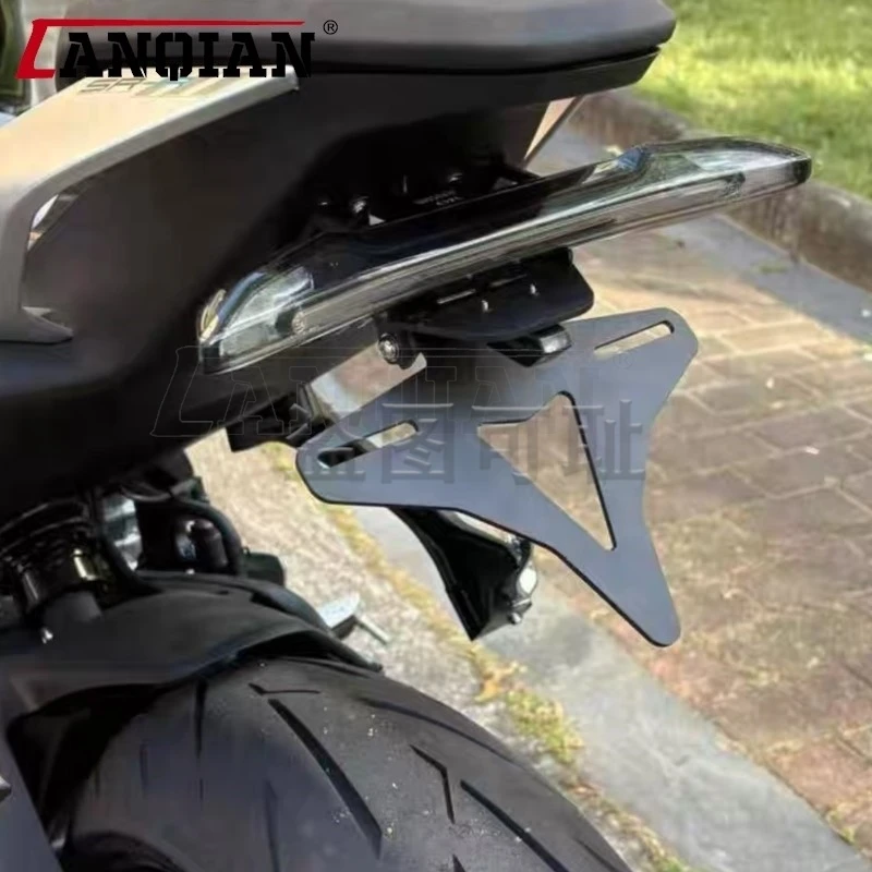 

2026 For CFMOTO 675SR-R 675SRR 675 SR-R 2024-2025 Motorcycle Rear License Plate Holder Bracket Tail Tidy Fender Eliminator 675NK