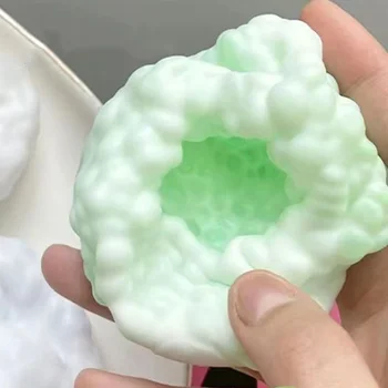 초박형 촉감 부드럽고 끈적끈적한 수제 공, 테이블 장난감, 플라스틱 아이스 스킨, 초경량 스퀴즈, 스트레스 해소 장난감 