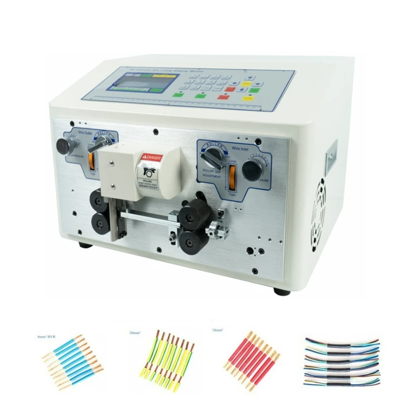 SWT-608-BHT2N/S Flat Sheath Inner And Outer Double Layer Peeling Machine Touch Screen Control Optional Extra Blade Protect Case