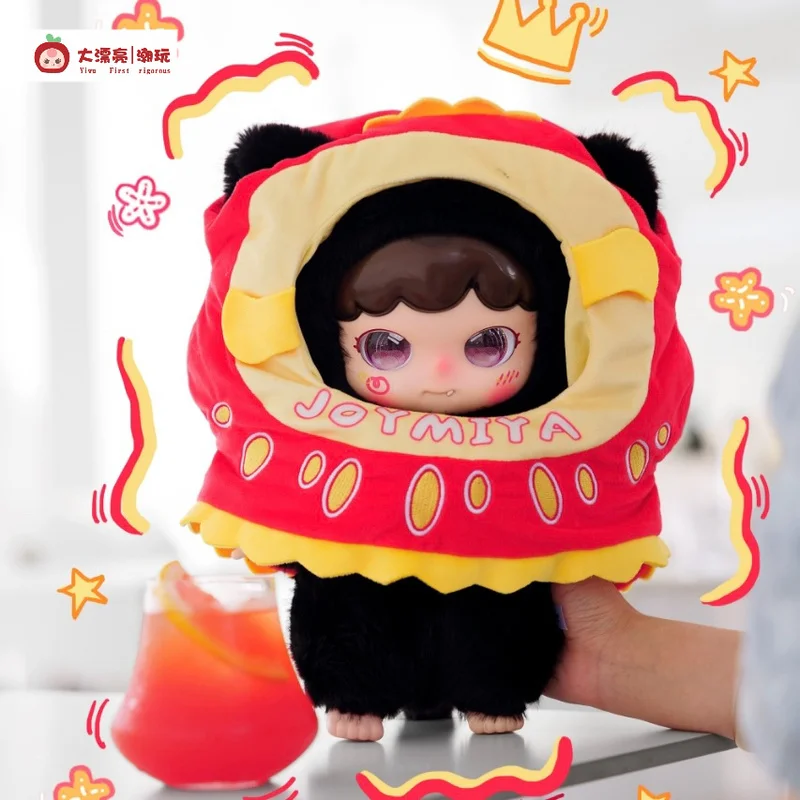 

Joymiya Small Sweet Toothed Animal Dim Sum 400% Enamel Plush Blind Box Tidy Play Decoration Cute Plush Doll Surprise Box Gift