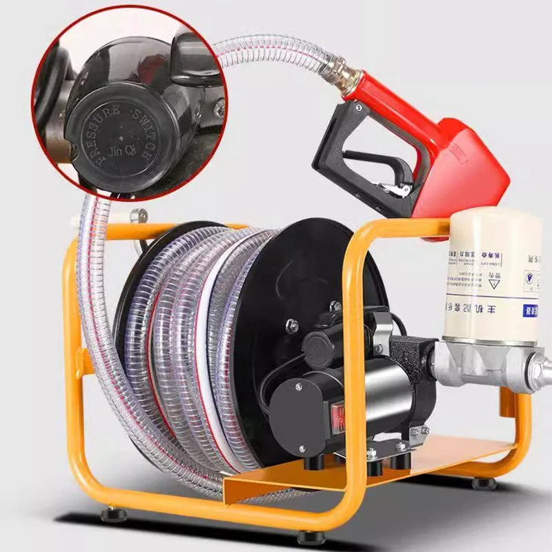Diesel electric pump 12V/24V/220V 780W electric pump self priming pump high-power diesel refueling gun metering refueling machin