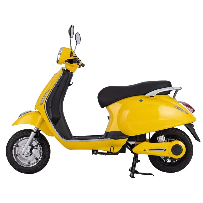 Retro Electric Moped 2000W 72V, Classic Vintage Style Electric Scooter for Adults, High Power City E-Motorcycle Motor Bike