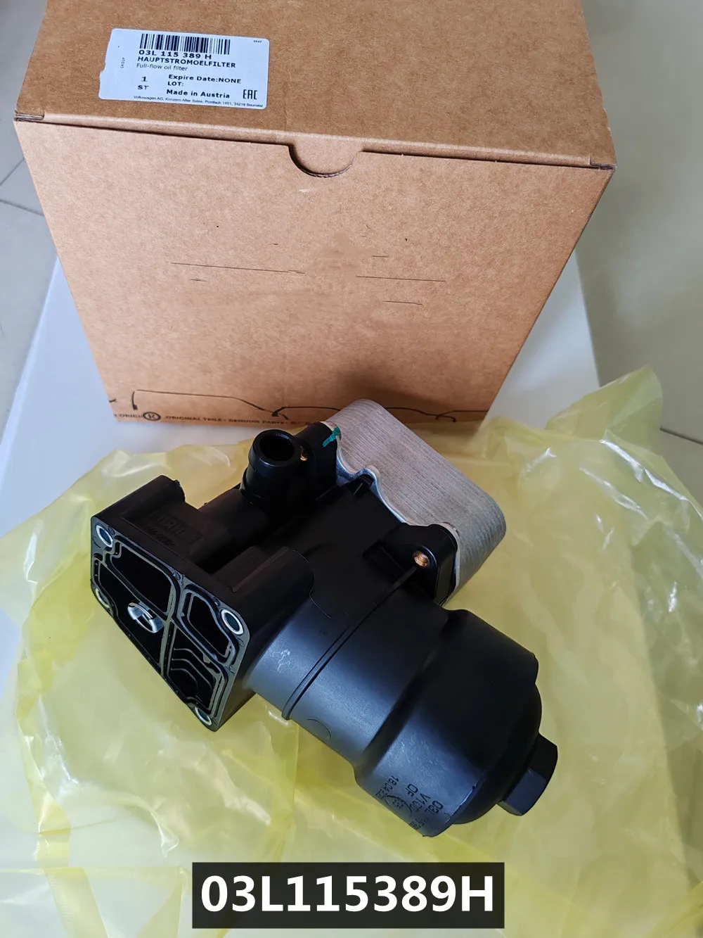 OEM 03L 115389 H Zestaw chłodnicy obudowy filtra oleju silnikowego do Volkswagen VW CC AMAROK AMEO POLO 03L 115389 B 03L 115389 C 03L 117021 C