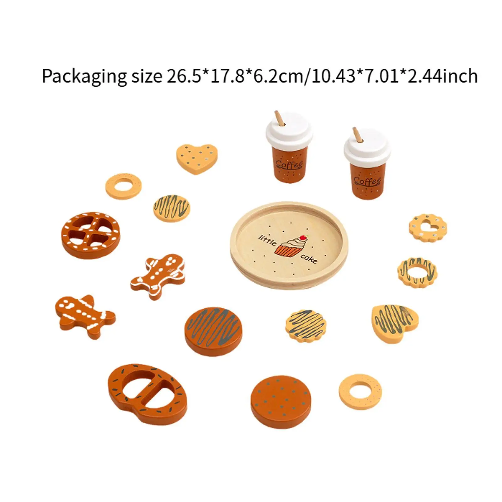 مجموعة طعام خشبية للعب البسكويت، ملحقات المطبخ، التعرف على الألوان، ألعاب طعام مضحكة، ورقة خبز للعب الأدوار للأطفال والأطفال