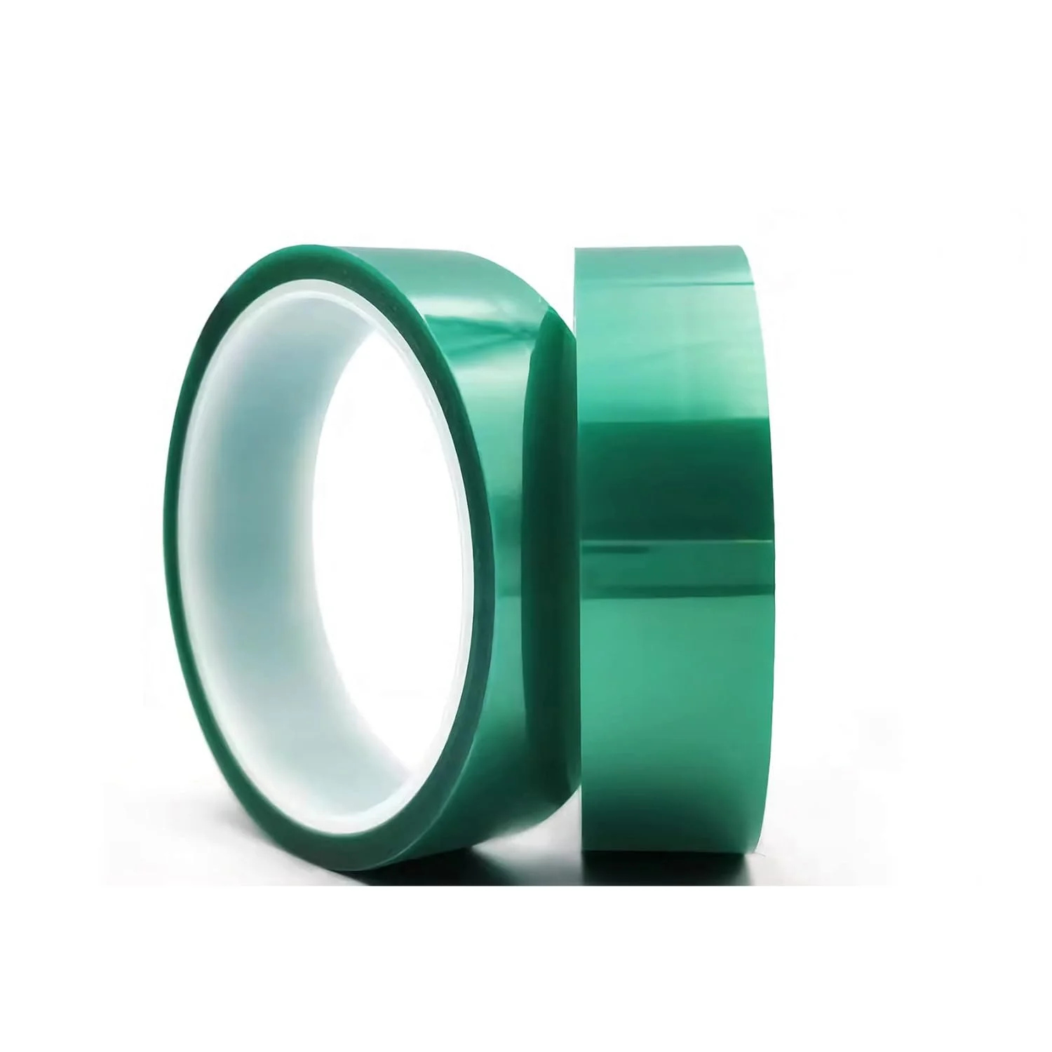 2pcs Green High-Temperature Resistant Heat Tape -  20mm/10mm, Ideal for Sublimation & Heat Transfer on Fabrics and Electronics