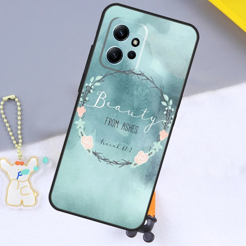 Christian Scripture For Xiaomi Redmi Note 12 11 10 9 Pro 9S 10S 11S 12S Phone Case For Redmi 12 9C 10C 12C 13C