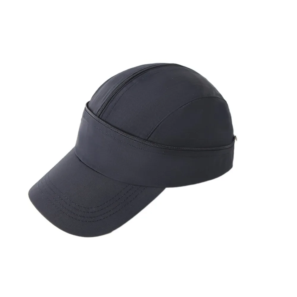 

Fashion Solid Color Sunscreen Baseball Hat Quick Dry Removable Women Sun Hat UV Protection Sunshade Empty Top Hat Sports