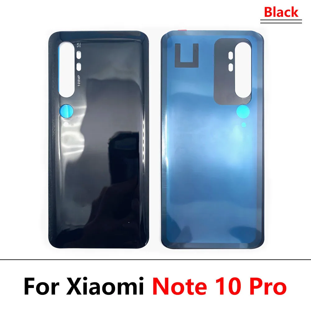 20PCS NEW Back Battery Cover Housing Case With Glue Replacement Repair Spare Parts For Xiaomi Mi Note 10 / Note 10 Pro / CC9 Pro