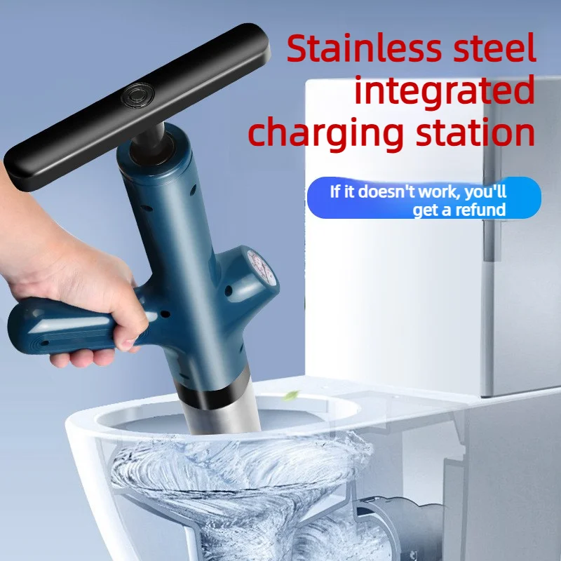 High Pressure Toilet Drain Dredger, Sewer Pipe Unclogging Tool for Blocked Toilet and Drainage Pipeline