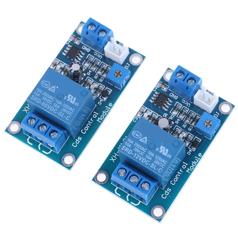 Módulo de relé fotorresistor de interruptor de control de luz DC5/12v sensor de detección de xh-m131