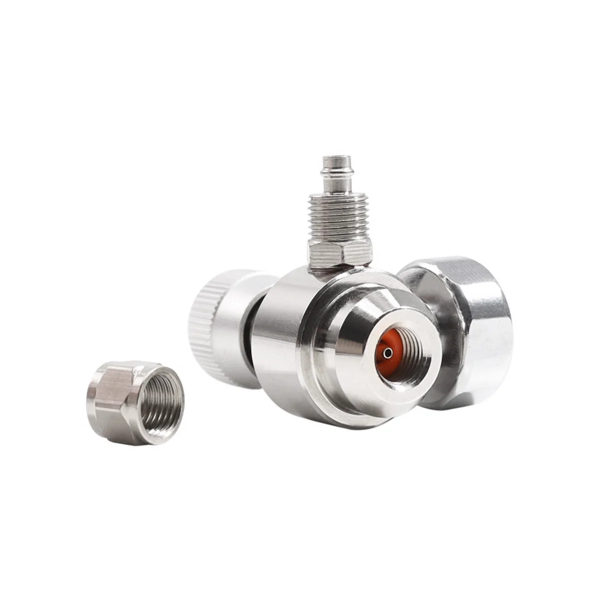 منظم حوض السمك CO2 2000 رطل لكل بوصة مربعة مقياس الضغط لأنبوب شفط 6 مم 3/8-24UNF-A99X