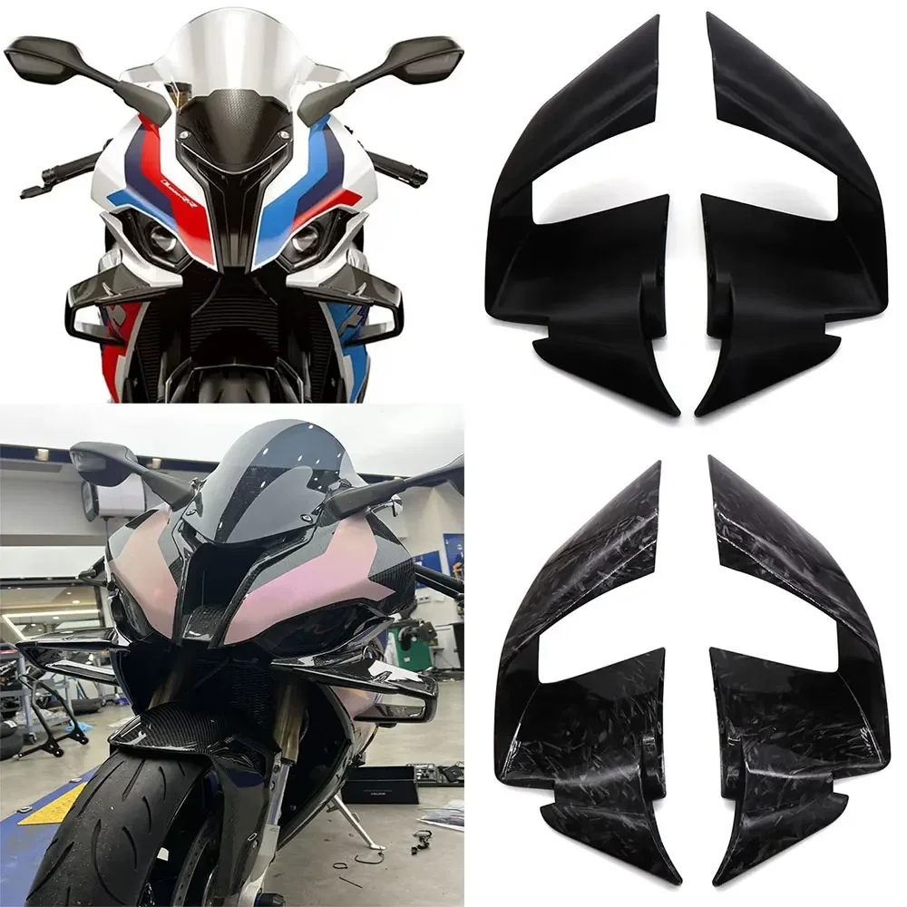 

For BMW S1000RR MS1000RR 2019 2020 2021 2022 2023 Motorcycle Mirrors Winglets Aerodynamic Side Wings Spoiler Fairing