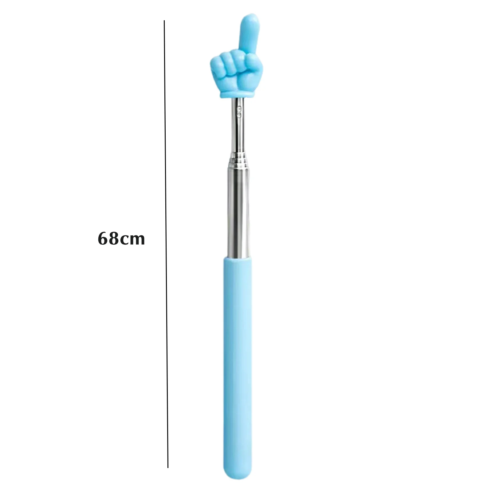 Retractable Pointer Finger Plastic Collapsible Finger Pointing Stick for Elementary School Kindergarten