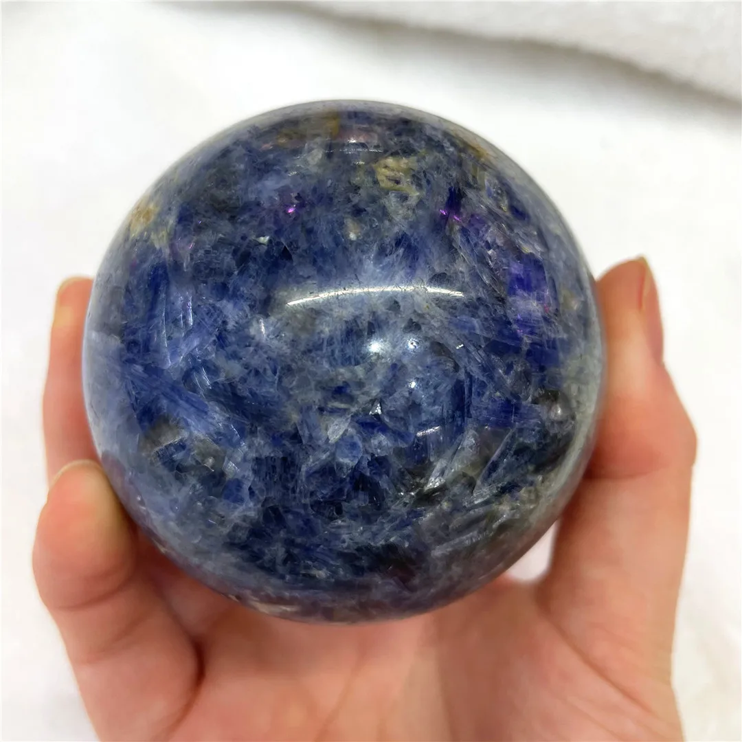 

Fantastic Mineral Natural Stones Kyanite Crystal Sphere House Decoration Balls 2025 Dropshipping