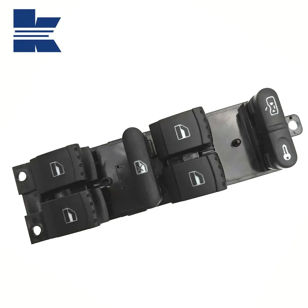 

Master Power Window Switch with Red Light OE 1J4959857D For VW Golf MK4 / Jetta 1999-2006 & Passat B5 1998-2005