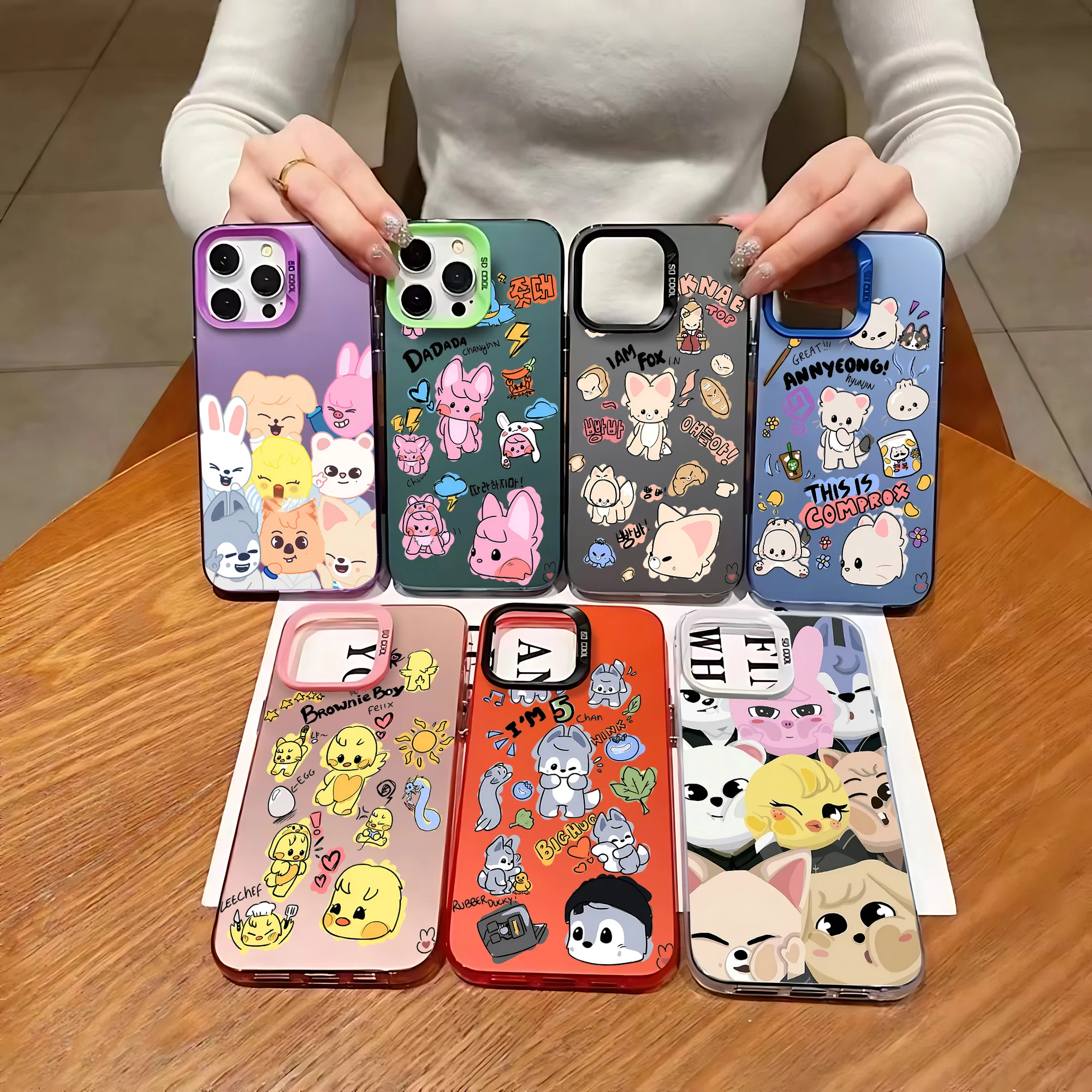 Super Star Phone Case for S-Strays Cartoon kids Samsung Galaxy S25 S24 S23 S22 S21 S20 Note20 FE Ultra Plus 4G 5G AntiFall Matte