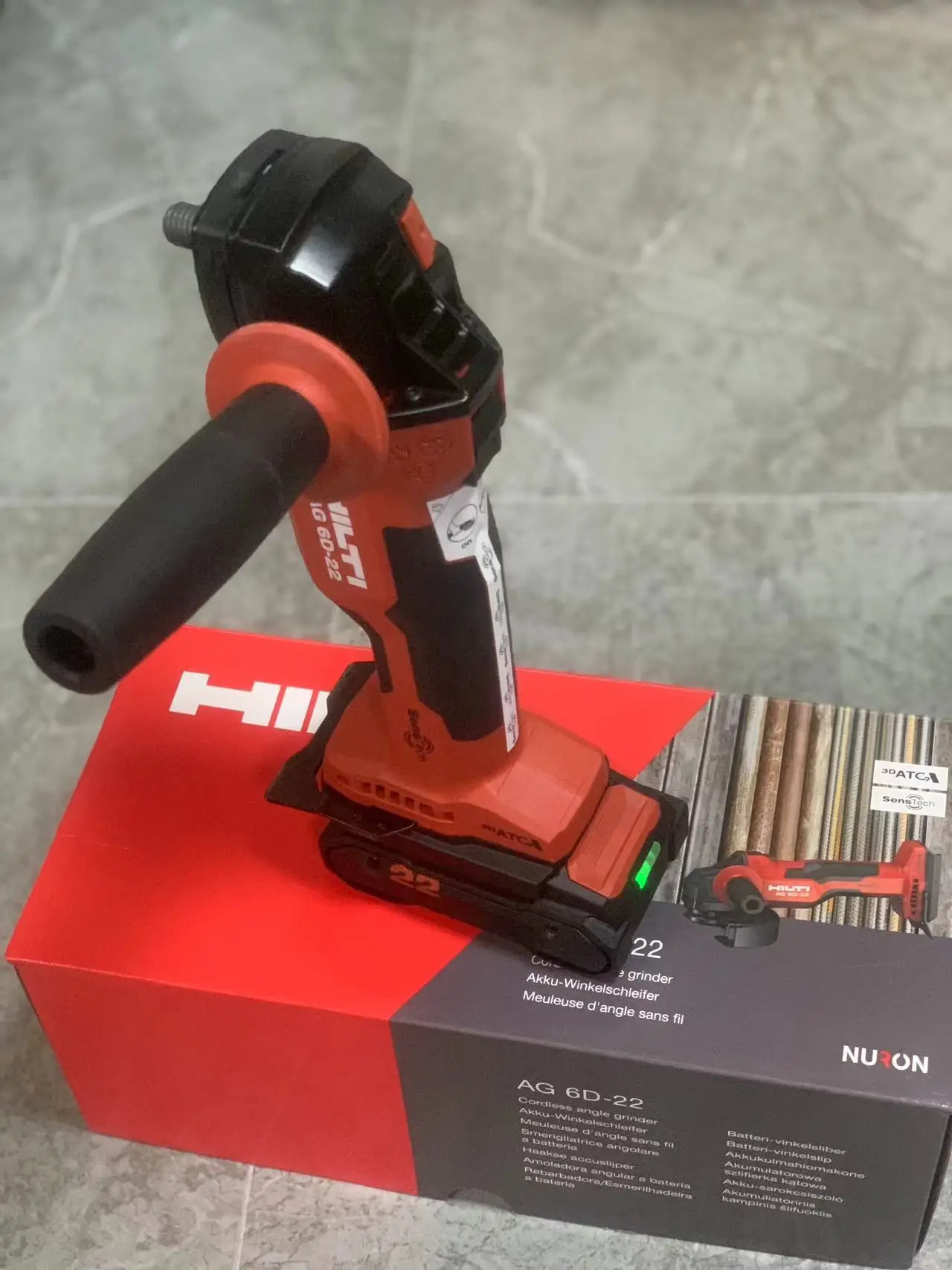 New Hilti NURON AG6D-22 Active Torque Control Lithium Ion 6” Brushless Angle Grinder  body only