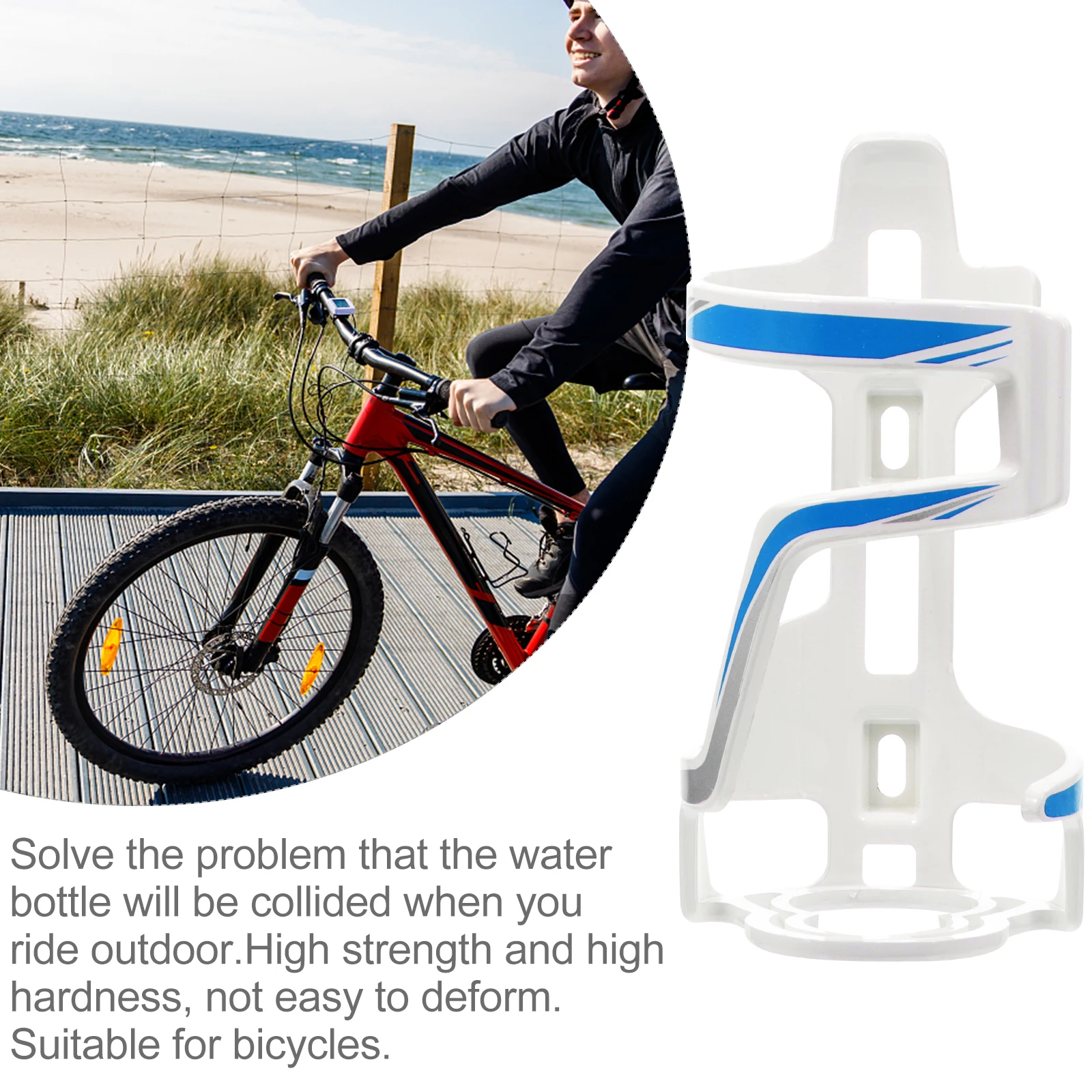 

Bicycle Water Holder Cage Durable Nylon Cycling Accessories Lightweight Portable Cycling Accessories Bike Bottle Rack