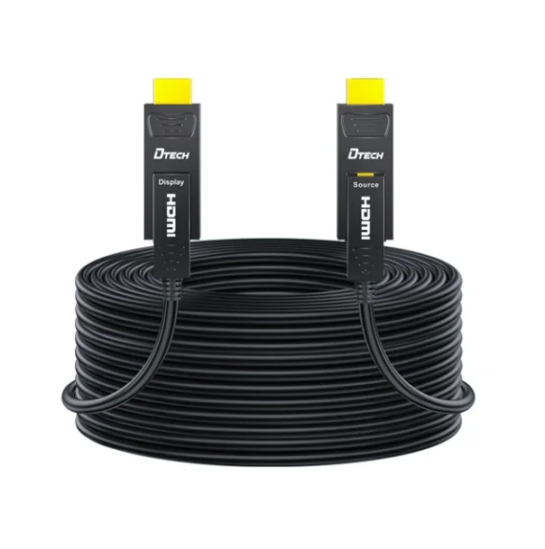 

Кабель Micro HDMI-HDMI длиной 100 м, 2,0 В, 4 К/60 Гц, YUV444, поддержка 18 Гбит/с, 3D для HD TV, динамический HDR, оптоволоконный кабель HDMI